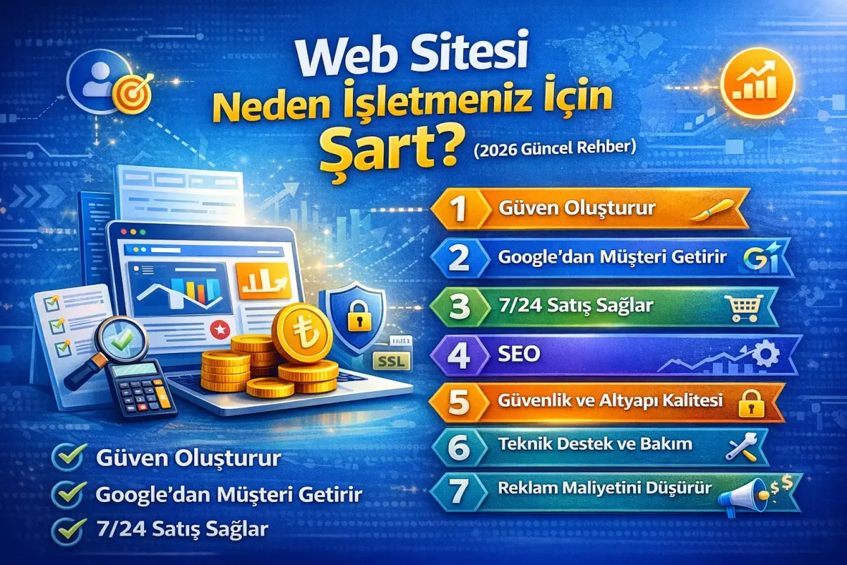 Web Sitesi Neden İşletmeniz İçin Şart?